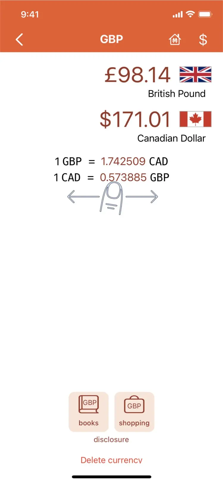 Monetae - Set custom exchange rates