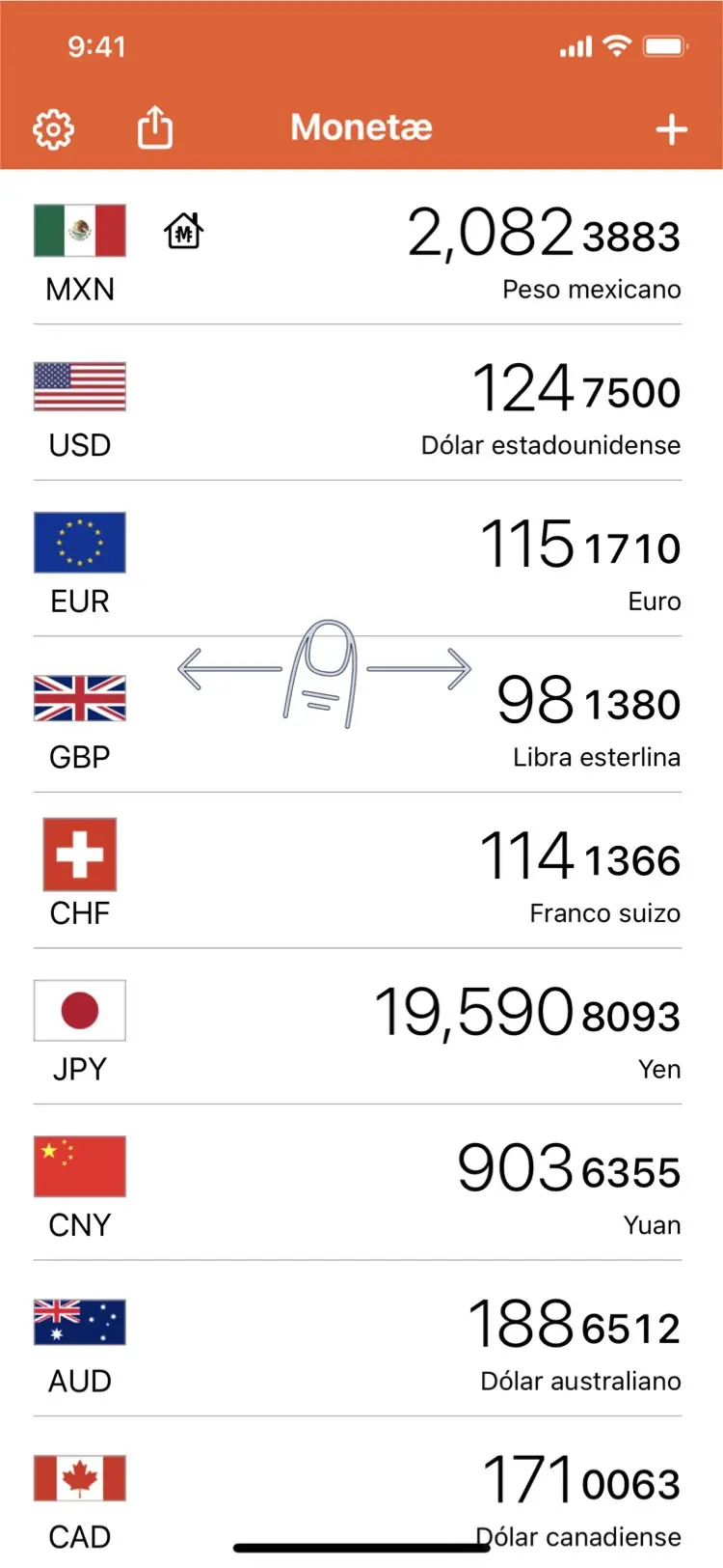 Monetae - Convierte monedas al instante