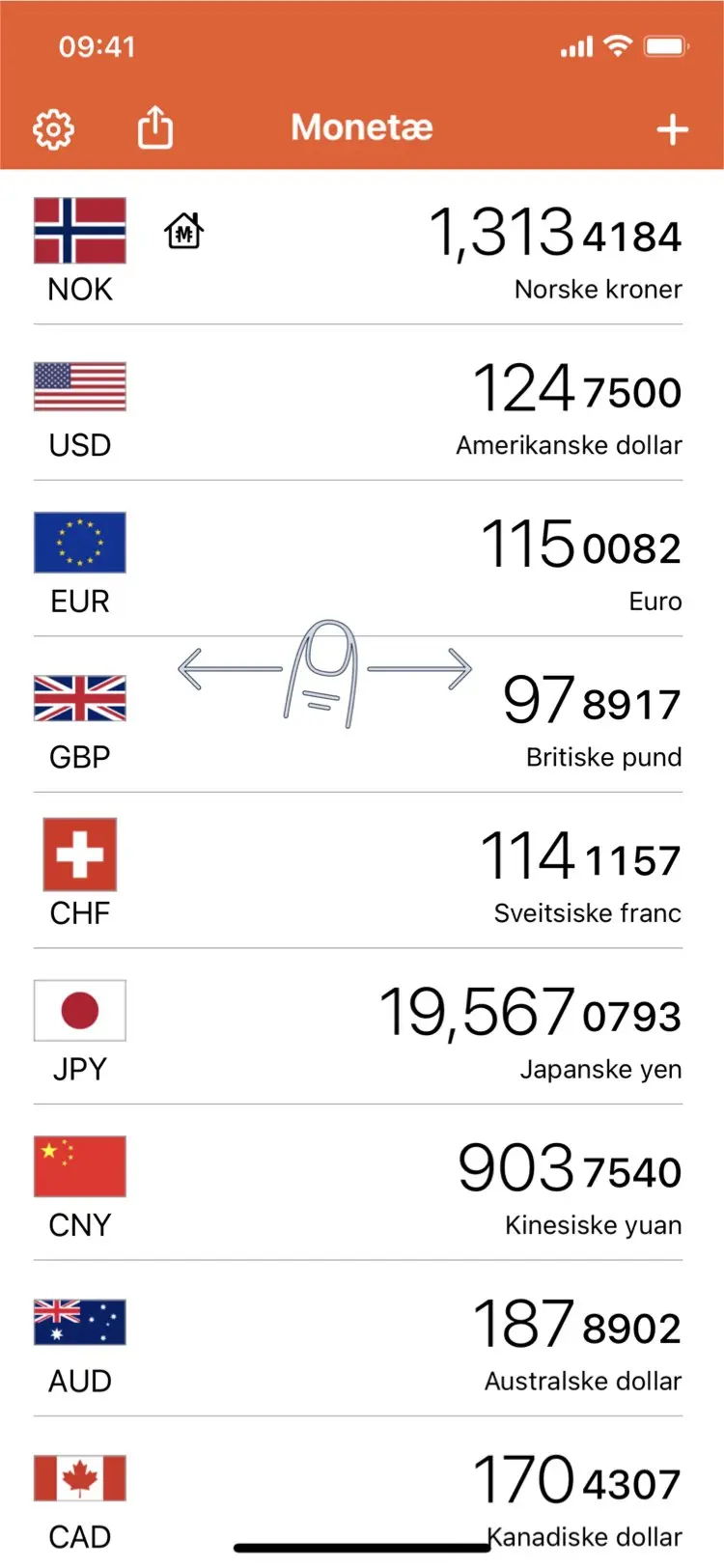 Monetae - Konverter valutaer øyeblikkelig