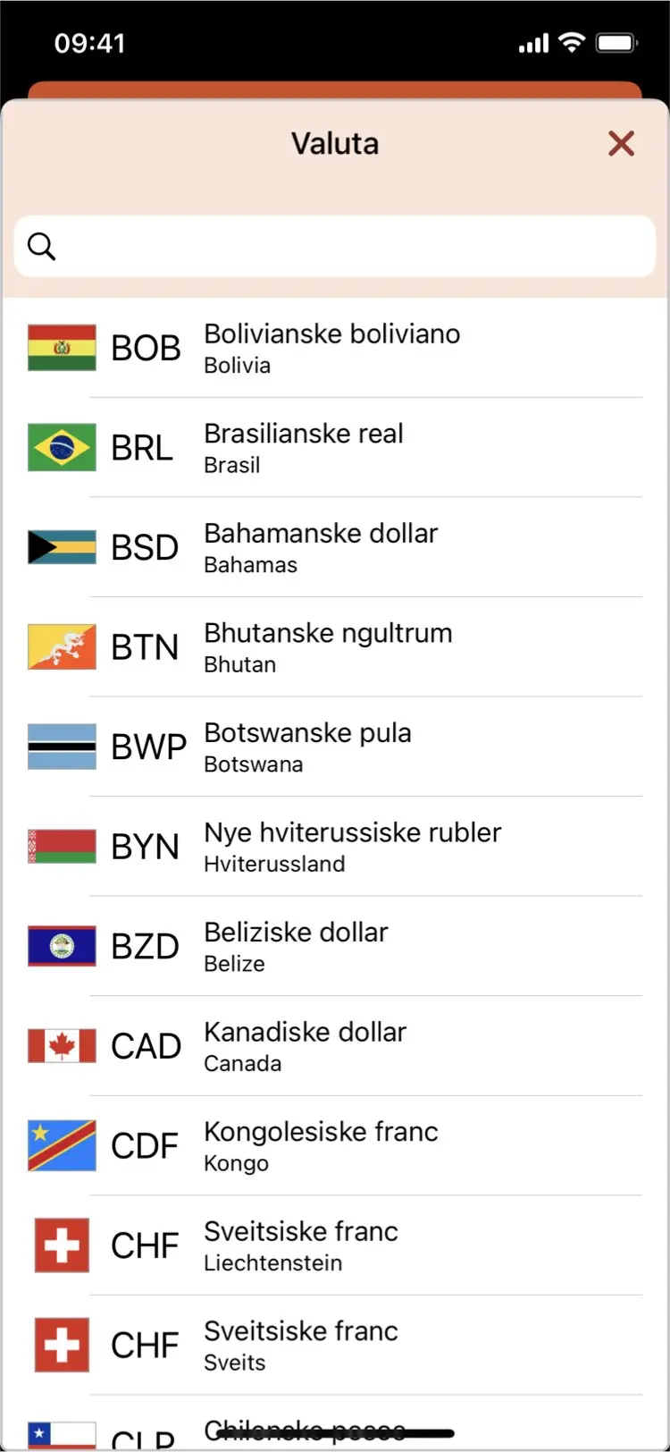 Monetae - Støtte for over 160 valutaer