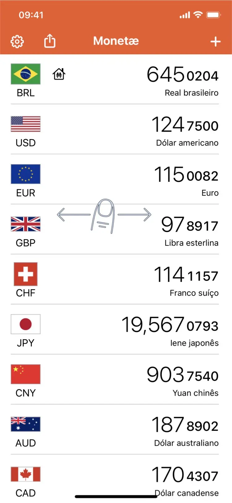 Monetae - Converter moedas instantaneamente